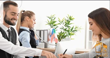 موظف استقبال وسكرتارية